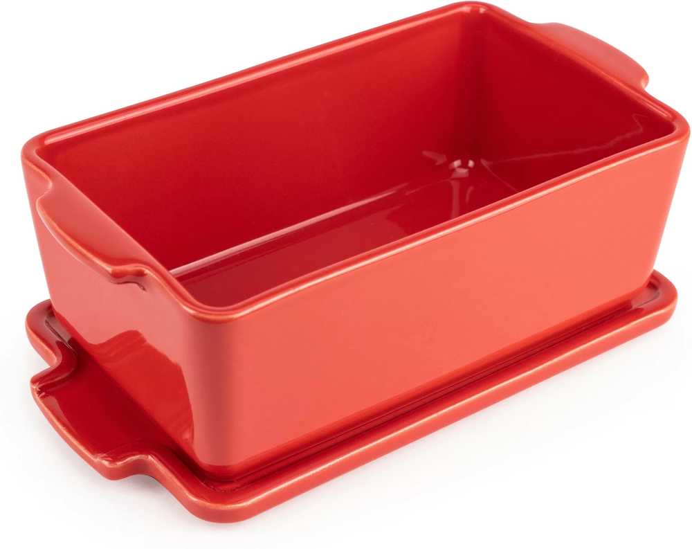 Peugeot Appolia Keramická terina s lisem, 20 cm, červená