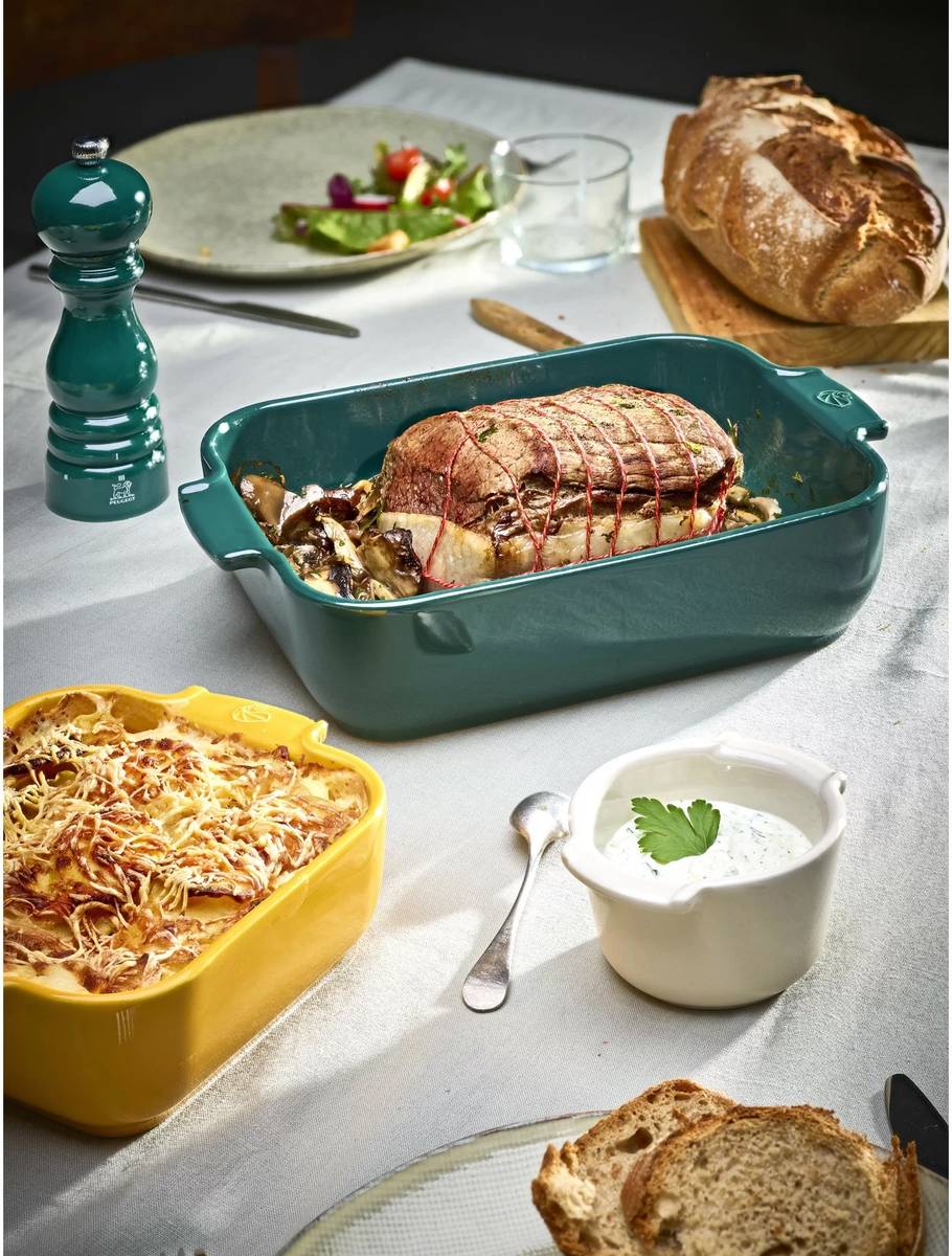 Peugeot Appolia Keramická zapékací mísa, 36 cm, tmavě zelená