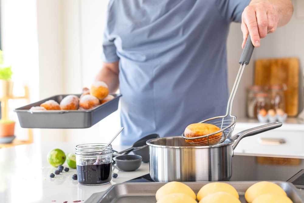 KitchenAid Blanšírovací lžíce, 36.5 cm, charcoal grey