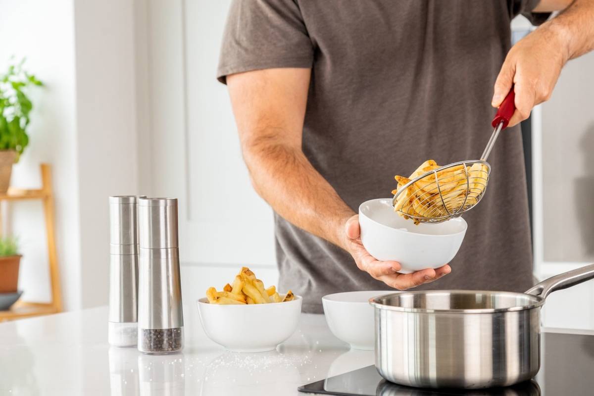 KitchenAid Blanšírovací lžíce, 36.5 cm, empire red