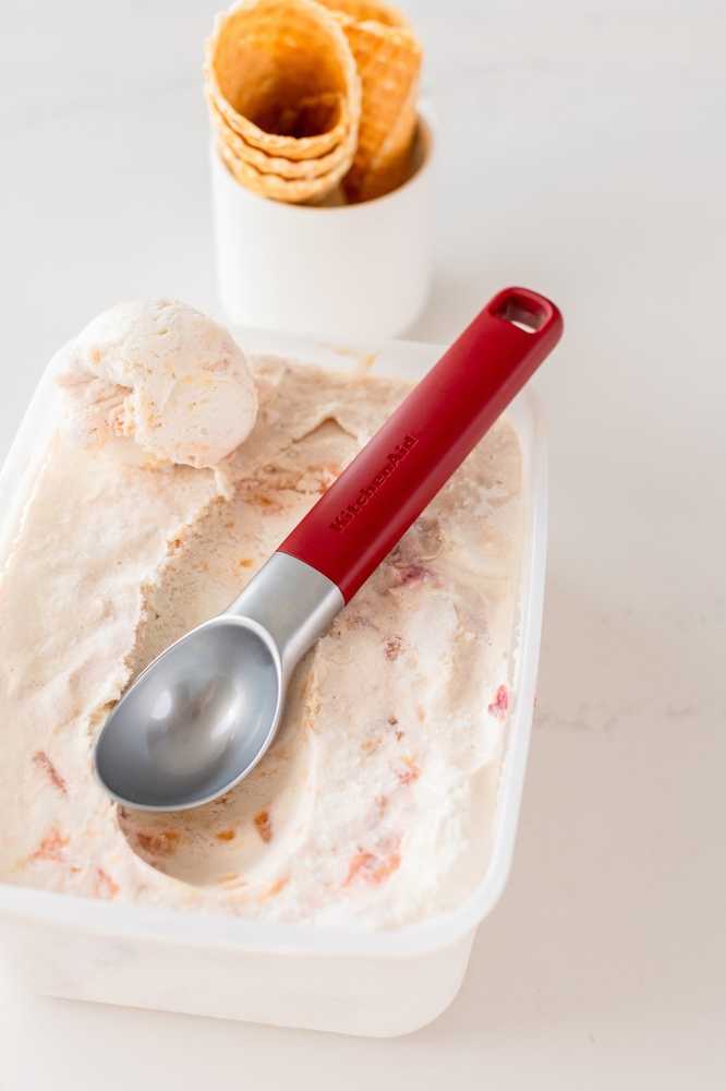 KitchenAid Lžíce na zmrzlinu, 21 cm, empire red