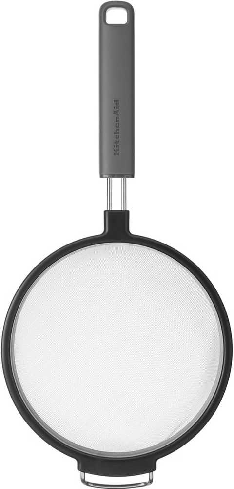 KitchenAid Cedník, 17 cm, charcoal grey