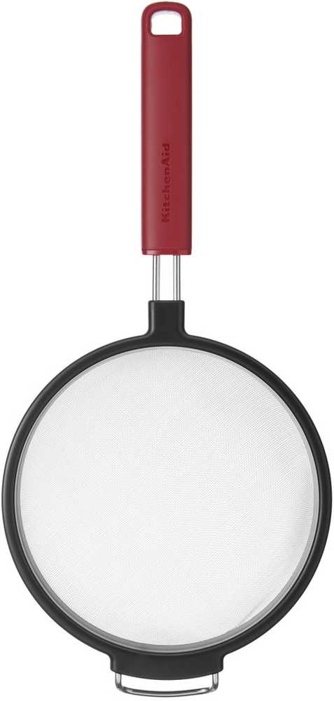 KitchenAid Cedník, 17 cm, empire red