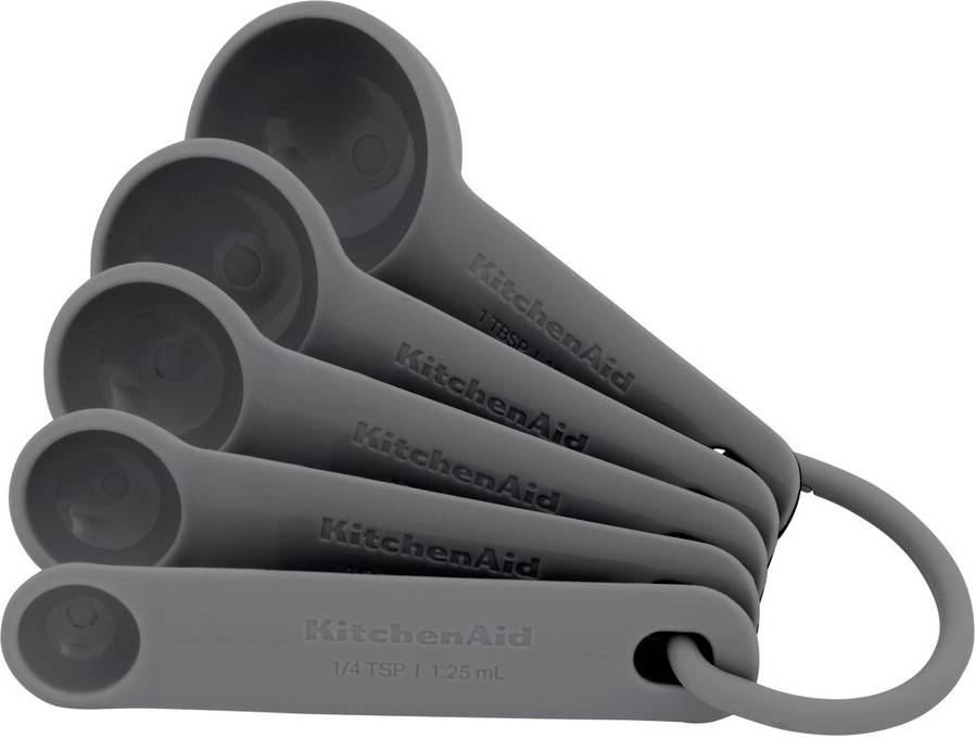 KitchenAid Sada odměrek, 5 ks, charcoal grey