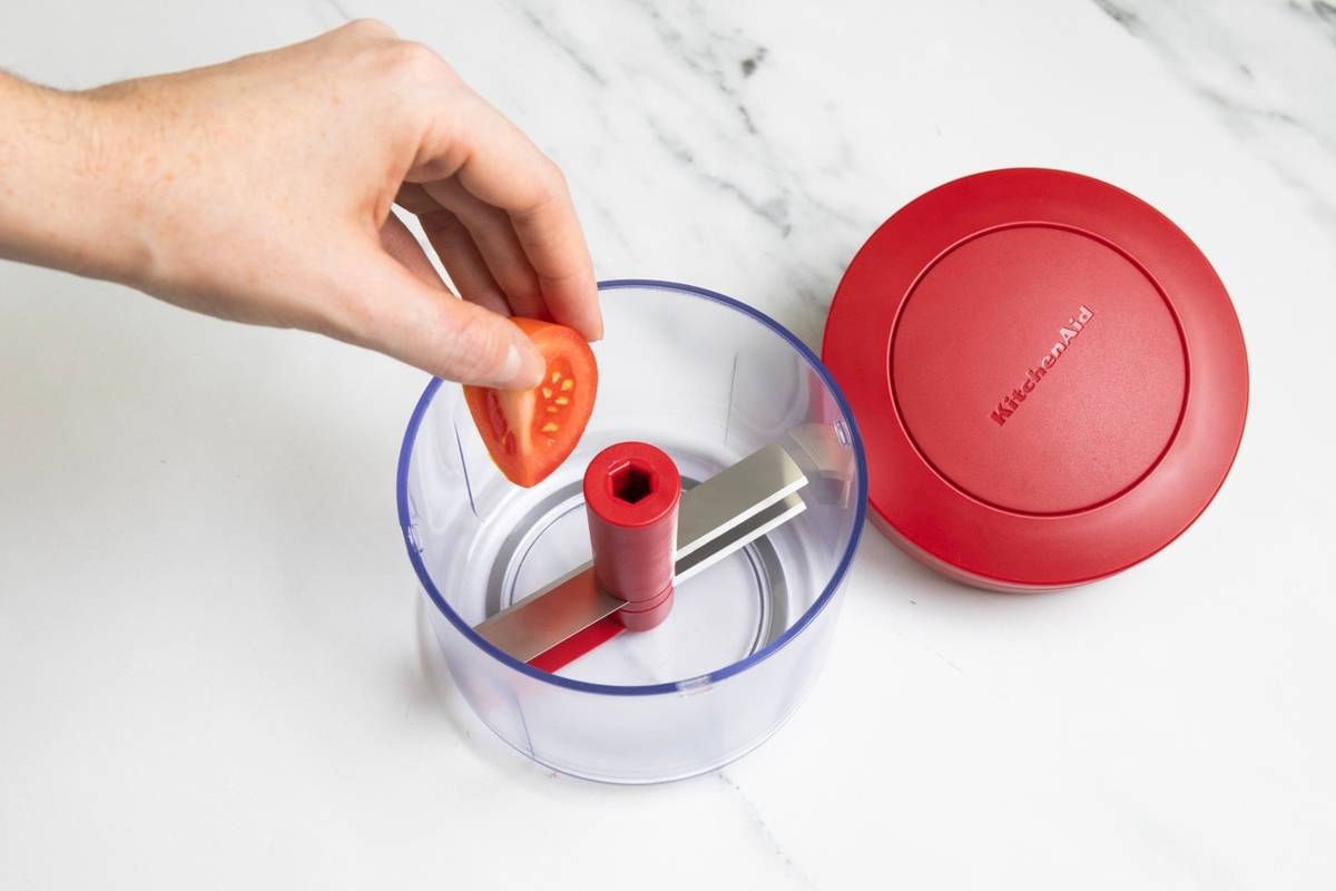 KitchenAid Multifunkční sekáček, empire red