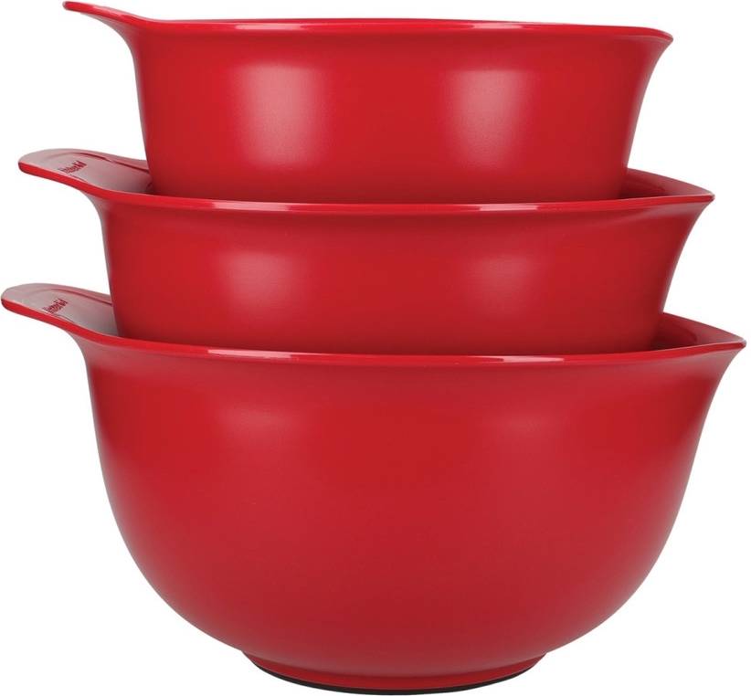 KitchenAid Sada mís, 3 ks, empire red