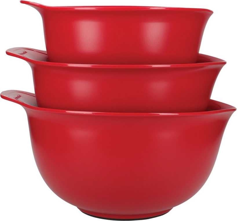 KitchenAid Sada mís, 3 ks, empire red