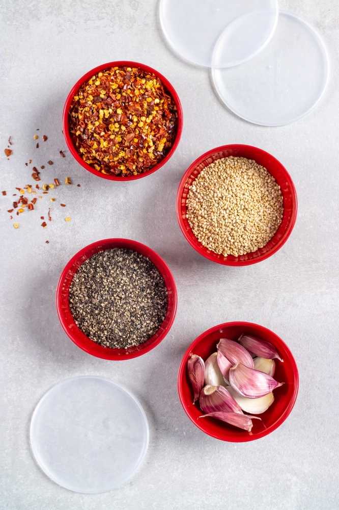 KitchenAid Sada malých přípravných mís, 4 ks, empire red