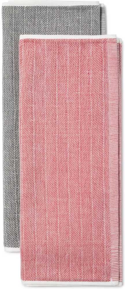 KitchenAid Sada utěrek, 2 ks, empire red a charcoal grey