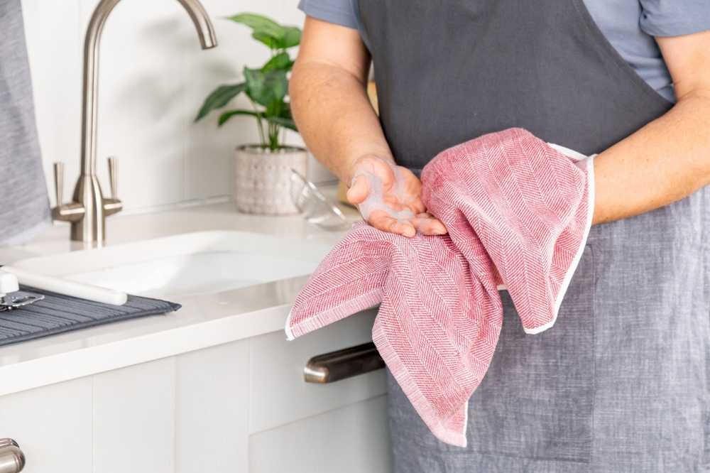 KitchenAid Sada utěrek, 2 ks, empire red a charcoal grey