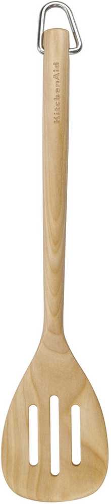 KitchenAid Dřevěná obracečka s drážkami, bříza