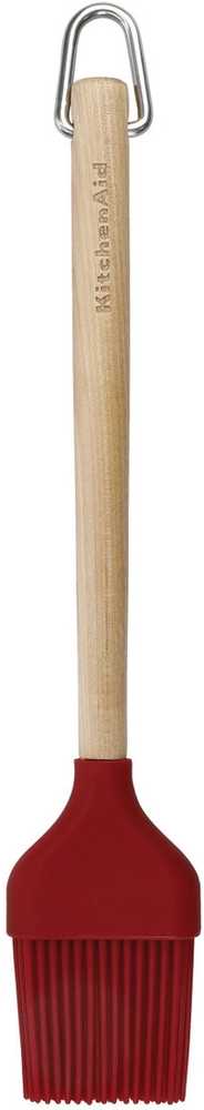 KitchenAid Dřevěná mašlovačka se silikonovou hlavou, empire red
