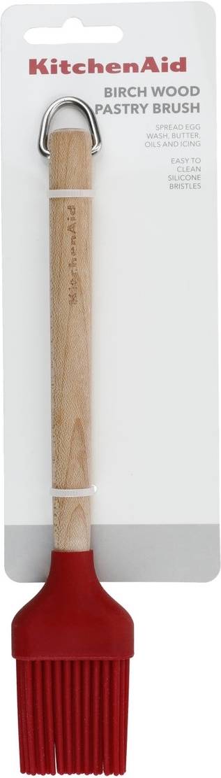 KitchenAid Dřevěná mašlovačka se silikonovou hlavou, empire red