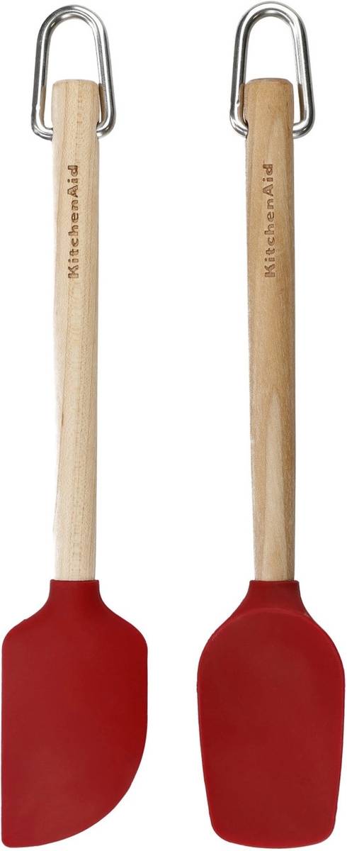 KitchenAid Sada stěrek mini, 2 ks, empire red