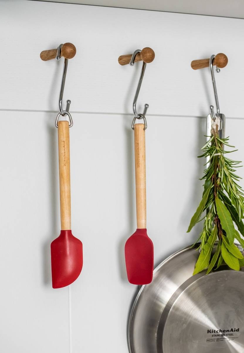 KitchenAid Sada stěrek mini, 2 ks, empire red