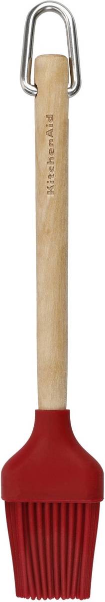 KitchenAid Dřevěná mašlovačka se silikonovou hlavou, empire red
