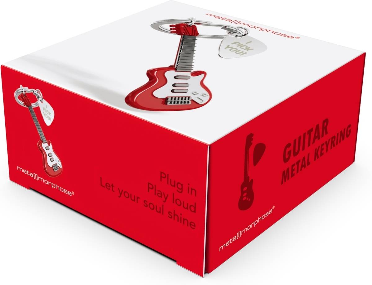 MTM Klíčenka s přívěskem elektrické kytary a trsátka