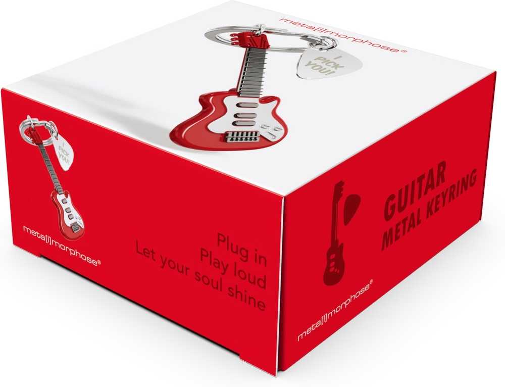 MTM Klíčenka s přívěskem elektrické kytary a trsátka