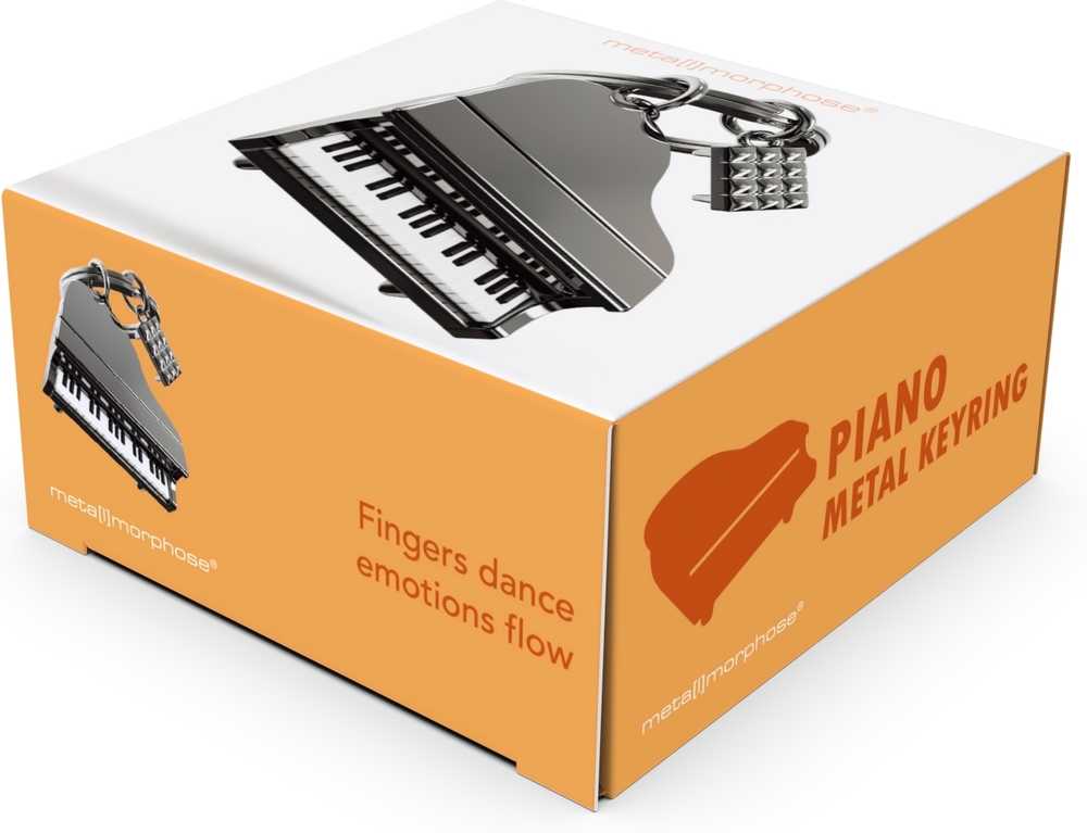 MTM Klíčenka s přívěskem piana a stoličky