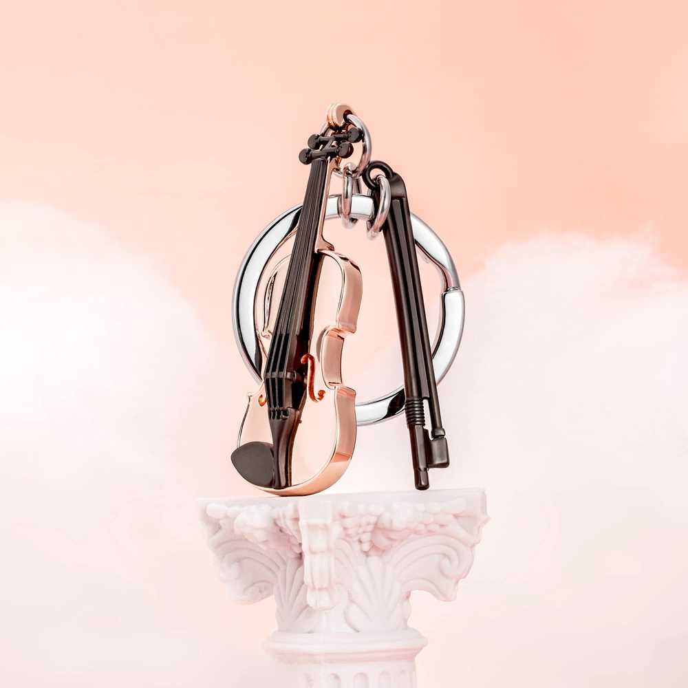 MTM Klíčenka s přívěskem houslí a smyčce