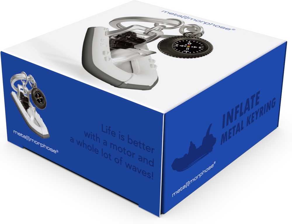 MTM Klíčenka s motorovým raftem a kompasem