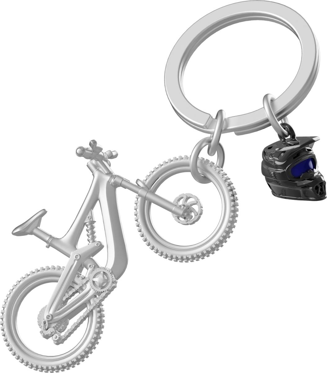 MTM Klíčenka s přívěskem horkého kola s helmou