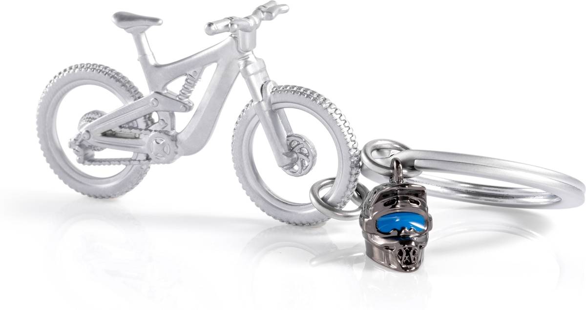 MTM Klíčenka s přívěskem horkého kola s helmou