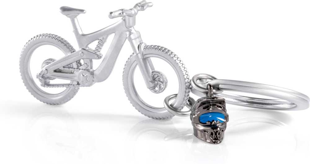 MTM Klíčenka s přívěskem horkého kola s helmou