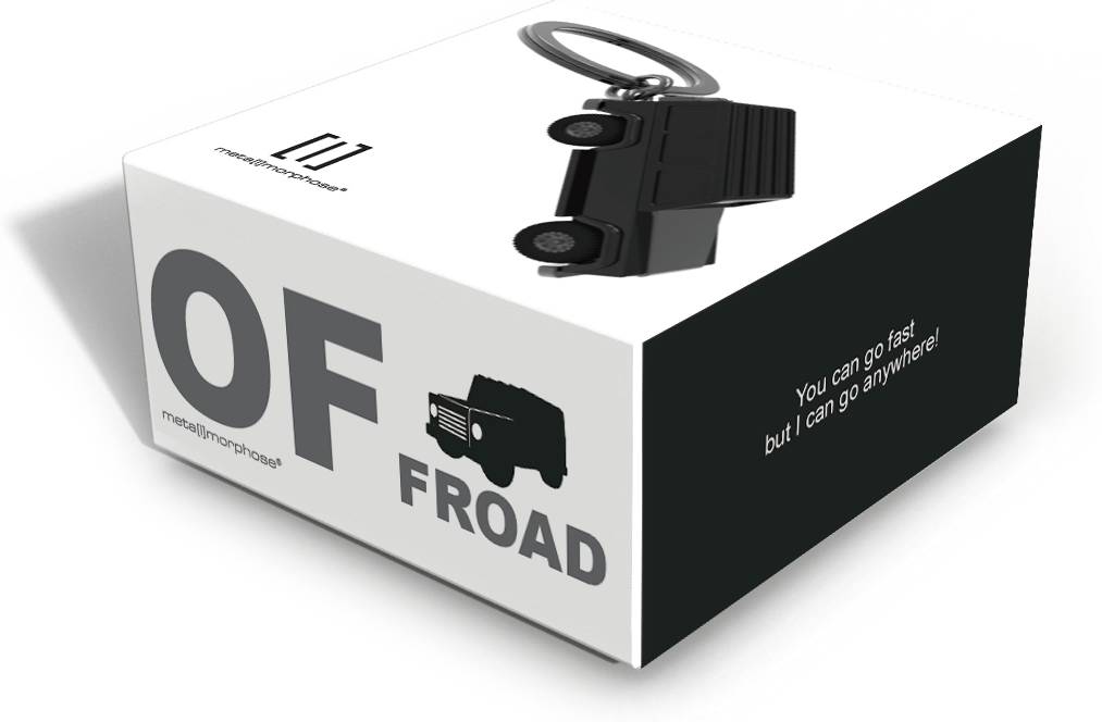 MTM Klíčenka s přívěskem off road auta, černá