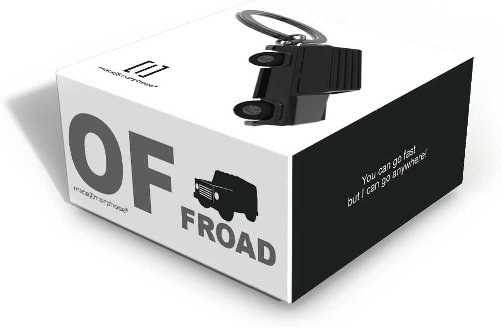 MTM Klíčenka s přívěskem off road auta, černá