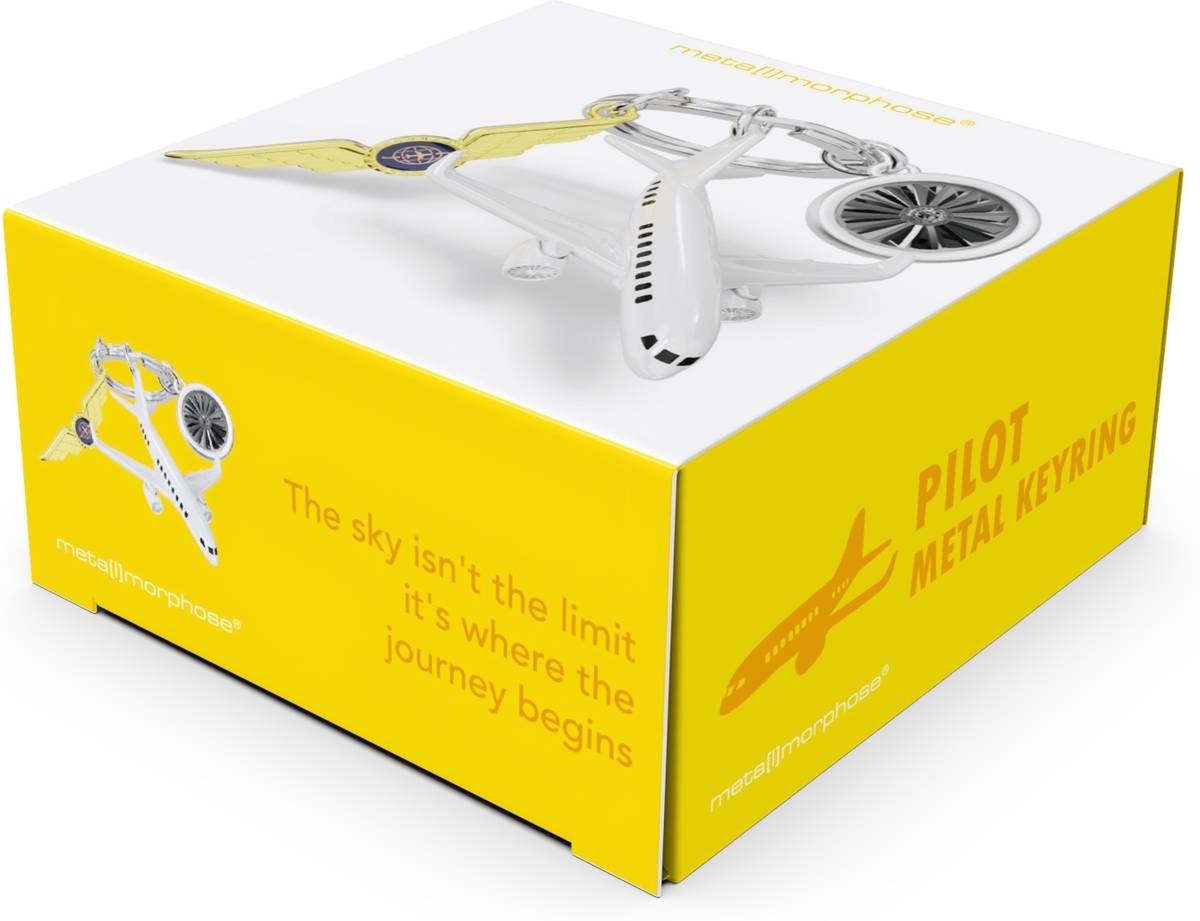 MTM Klíčenka s přívěskem letadla a motoru