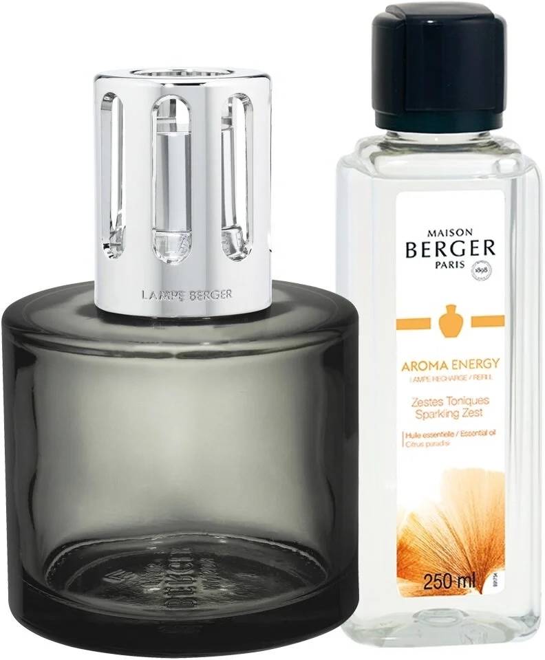 Maison Berger Paris Sada katalytické lampy s náplní Sparkling zest 250 ml, šedá