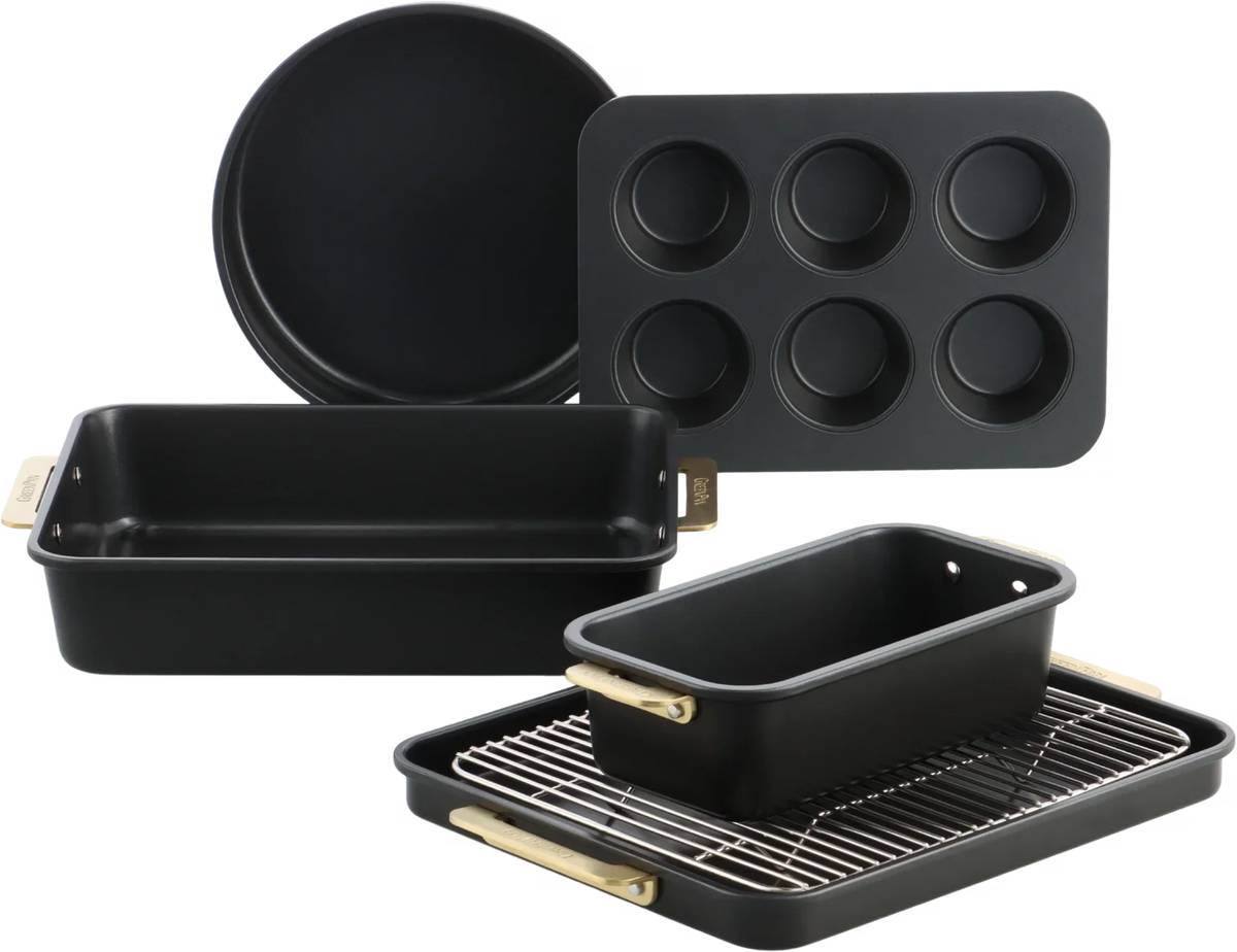 GreenPan Padova Reserve Sada pečících forem, 6 ks, černá