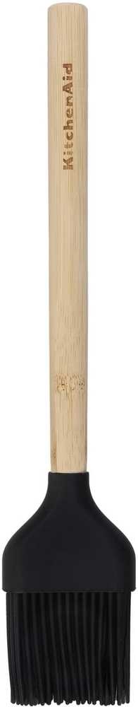 KitchenAid Dřevěná mašlovačka se silikonovou hlavou, onyx black