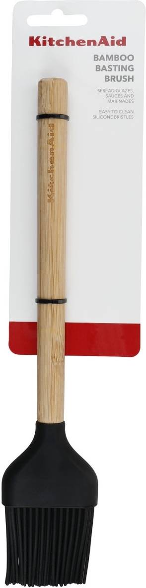 KitchenAid Dřevěná mašlovačka se silikonovou hlavou, onyx black