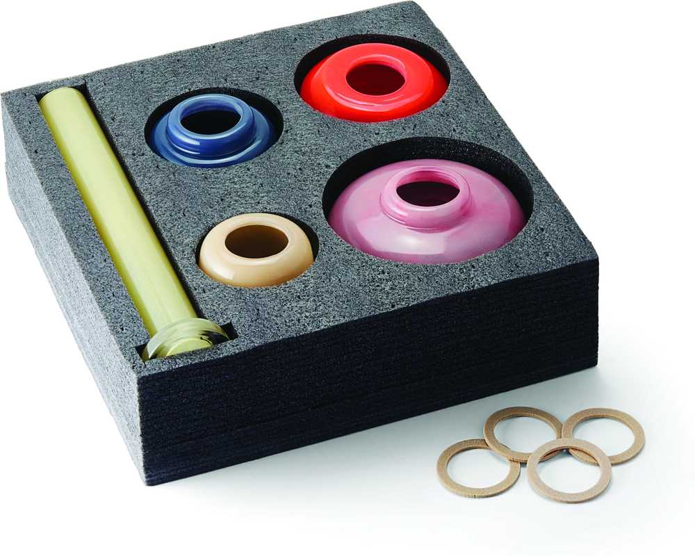 Philippi Modulární váza Bianetti, 5 ks, červená