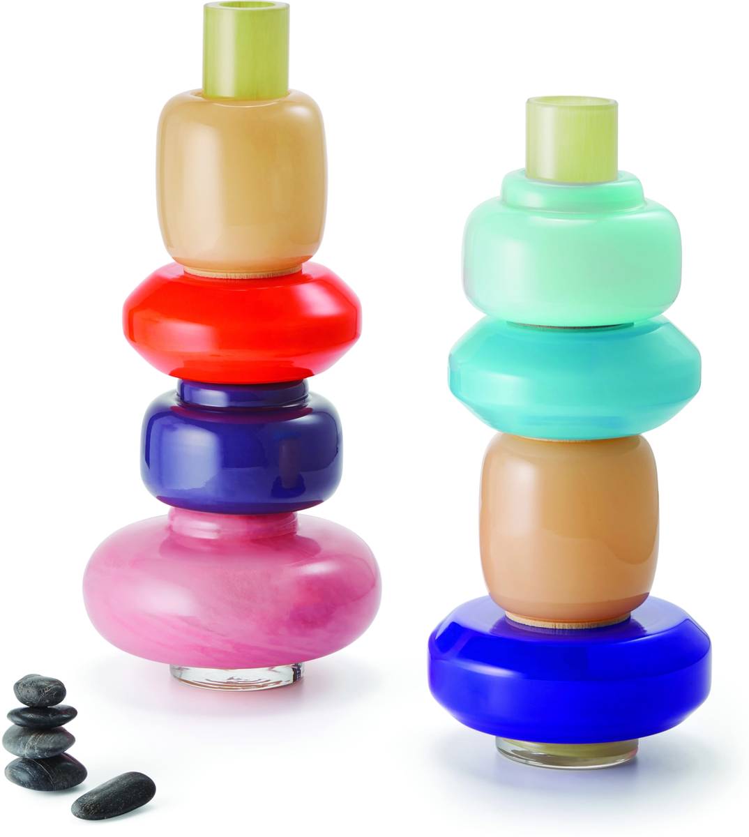 Philippi Modulární váza Bianetti, 5 ks, modrá