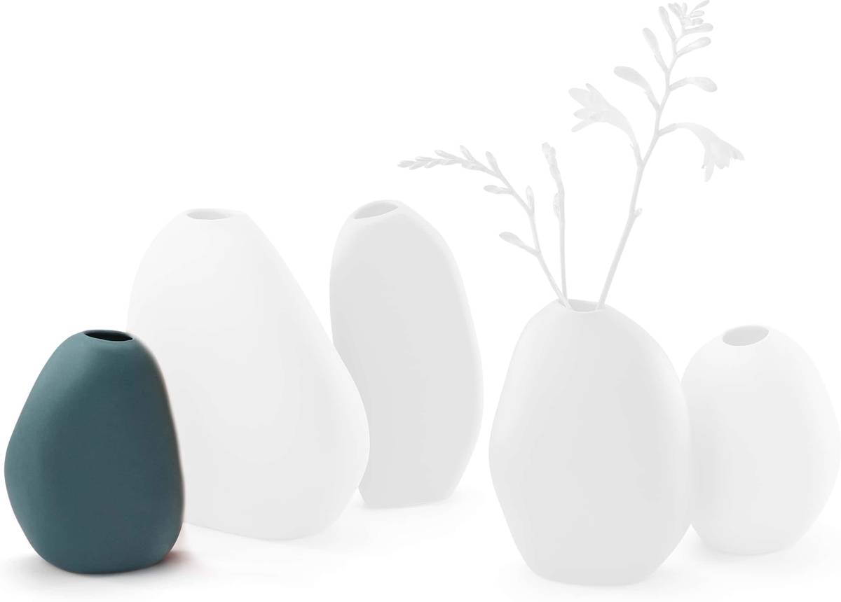 Philippi Keramická váza Bud, petrolejová