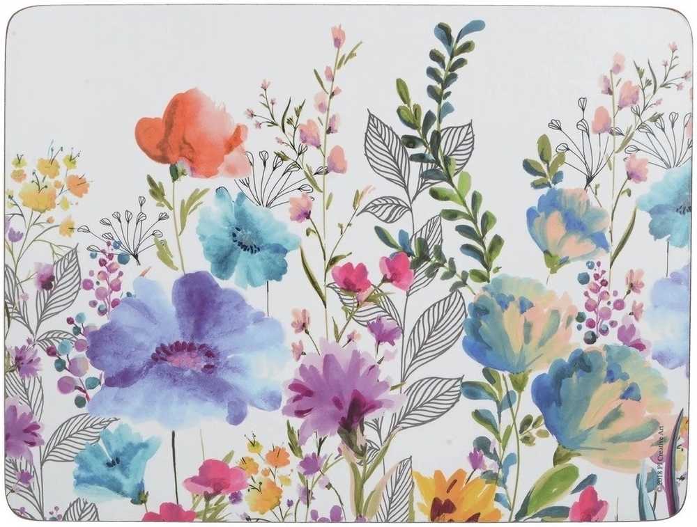 Creative Tops Sada prostírání, 30 x 23 cm, Meadow Floral, 2 ks