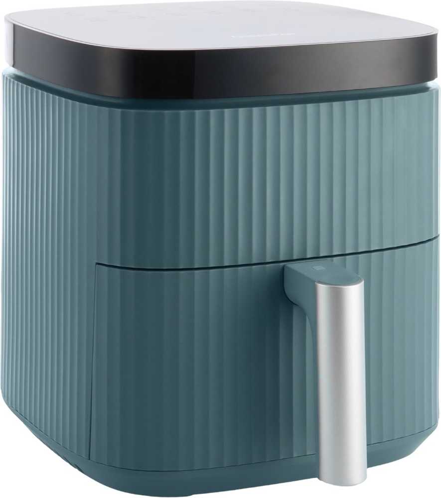 GreenPan Horkovzdušná fritéza Bistro Silhouette, 5 l, šedozelená
