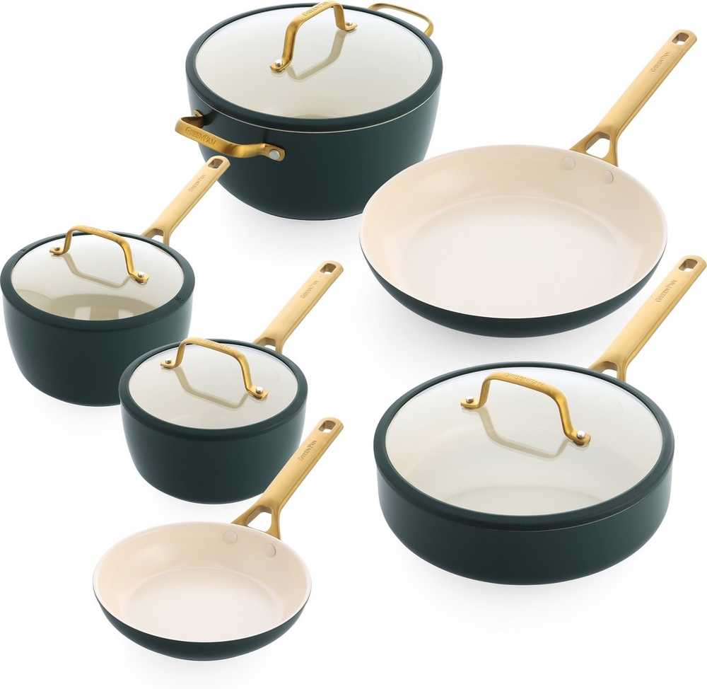 GreenPan Padova Reserve Sada nádobí Padova Reserve, 6 ks, tmavě zelená