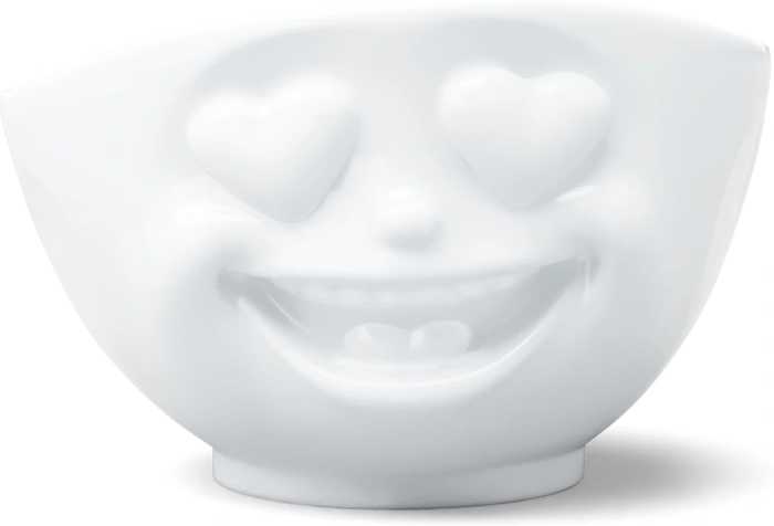 58products Miska Heartful, 500 ml, bílá