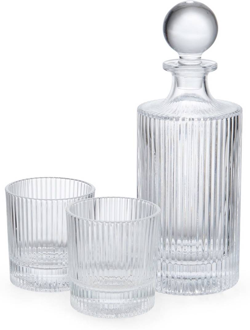 BarCraft Sada karafy a sklenic na whiskey, 3 ks