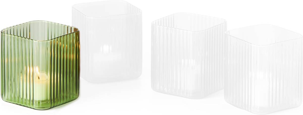 Philippi Svícen na čajovou svíčku Nouveau, zelená