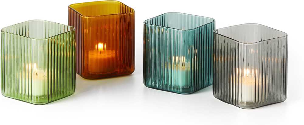 Philippi Svícen na čajovou svíčku Nouveau, zelená