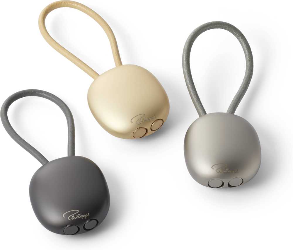 Philippi Klíčenka s koženým poutkem Pebble