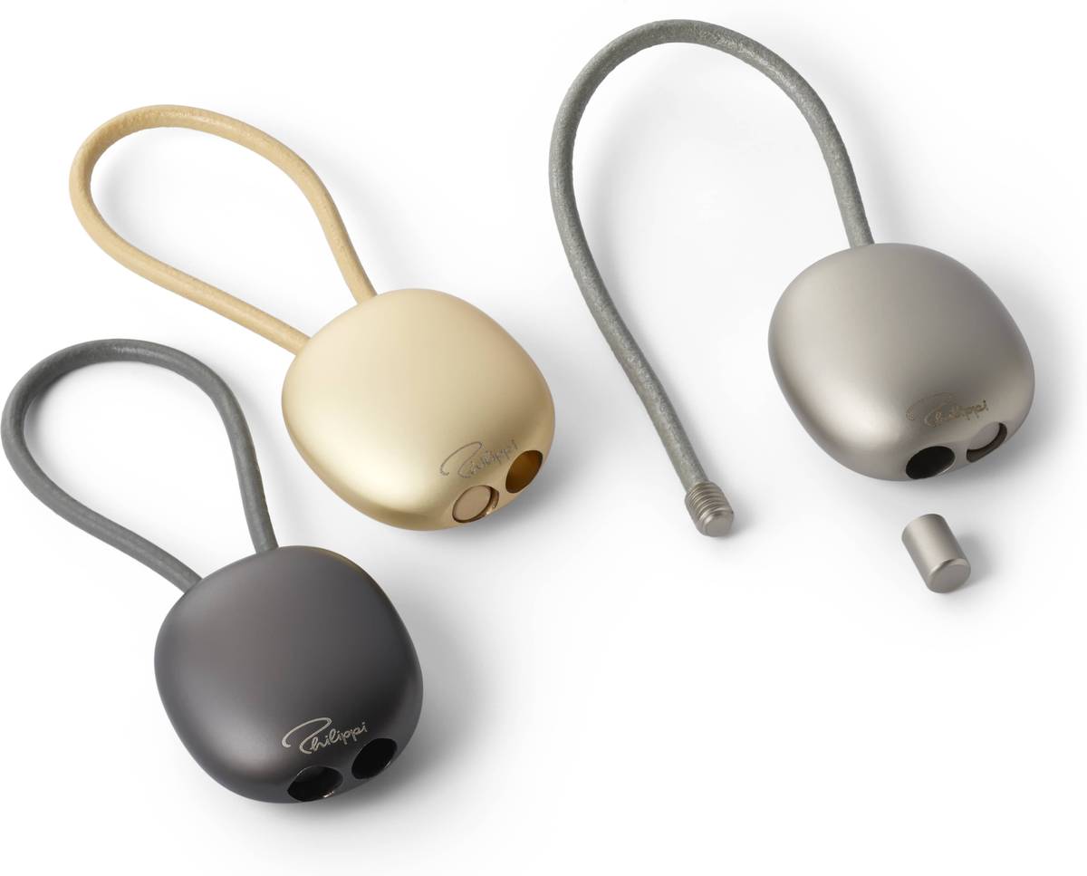 Philippi Klíčenka s koženým poutkem Pebble