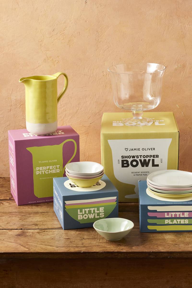 Jamie Oliver Skleněná servírovací mísa, 22 cm