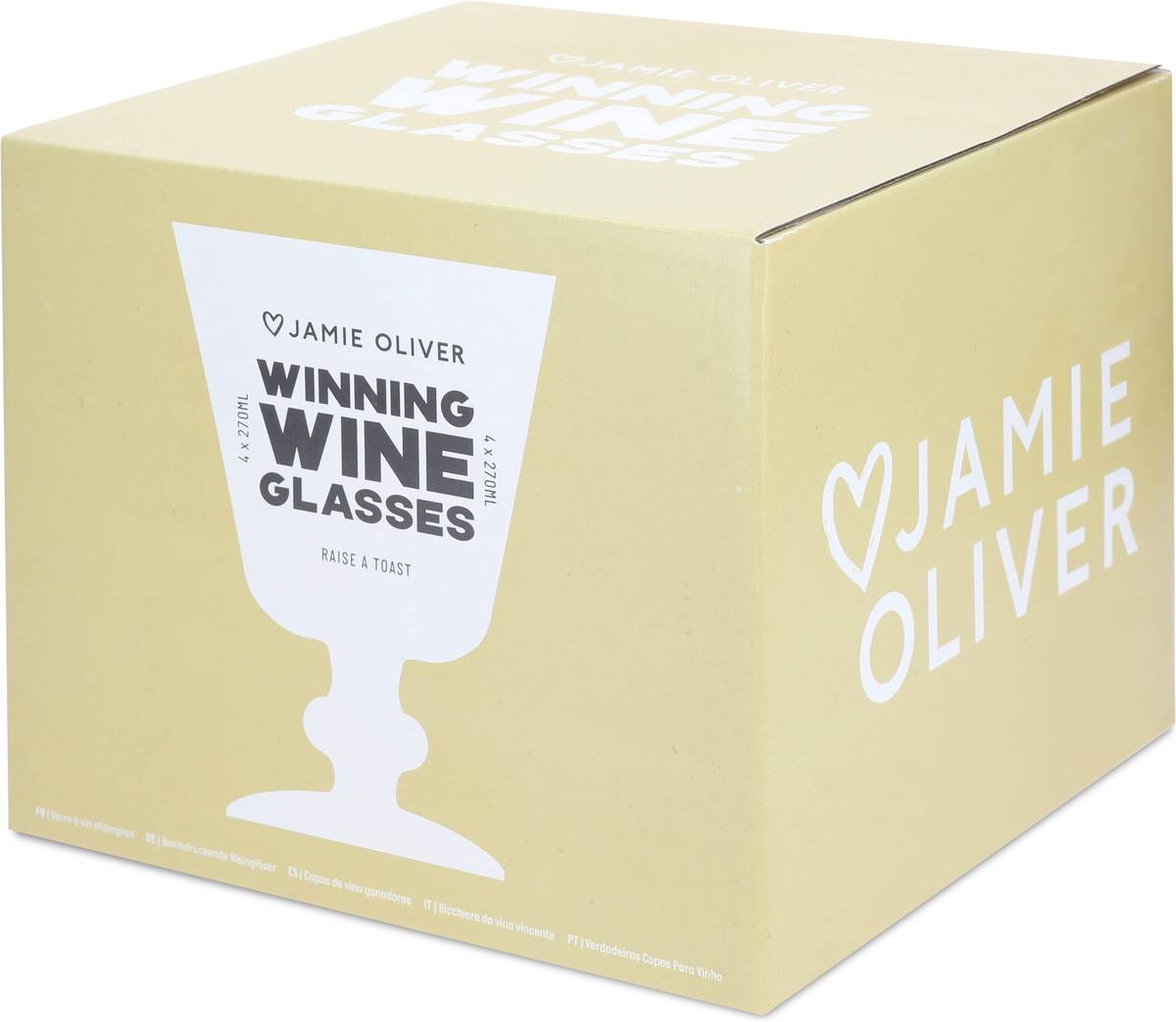 Jamie Oliver Sada sklenic na víno, 4 ks