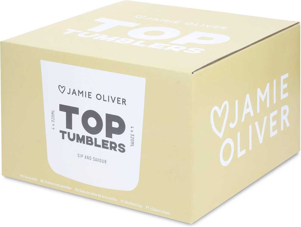 Jamie Oliver Sada sklenic, 320 ml, 4 ks